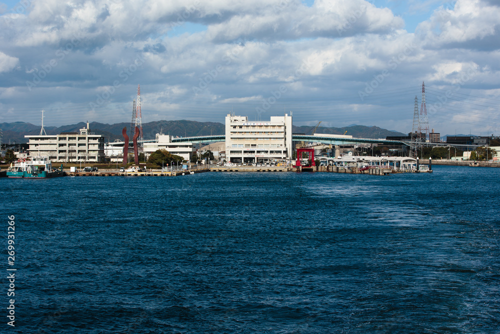 瀬戸内海の姫路港・日本