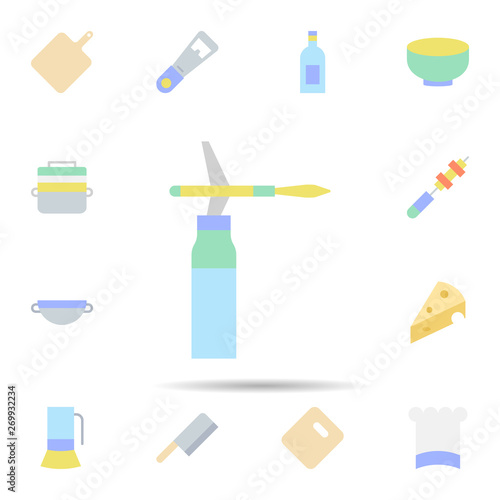 Kitchen, blowtorch icon. Universal set of Kitchen for website design and development, app development
