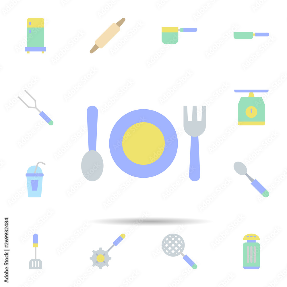 Kitchen, plate icon. Universal set of Kitchen for website design and development, app development Kitchen, plate icon. Universal set of Kitchen for website design and development, app development
