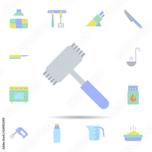 Kitchen, hammer icon. Universal set of Kitchen for website design and development, app development