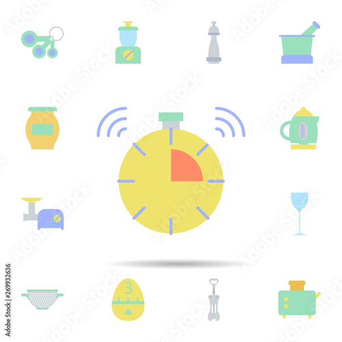 Kitchen, timing icon. Universal set of Kitchen for website design and development, app development