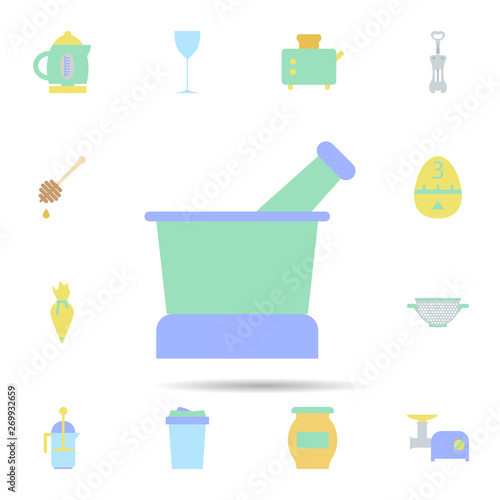 Kitchen, mortar icon. Universal set of Kitchen for website design and development, app development