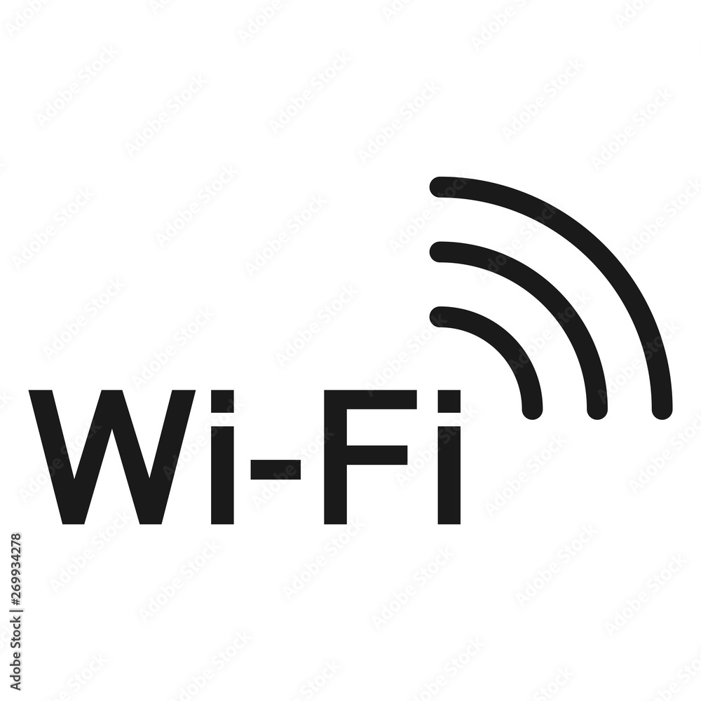 wi-fi symbol - minimal line web icon. simple vector illustration. concept for infographic, website or app. wi-fi symbol - minimal line web icon. simple vector illustration. concept for infographic, website or app.
