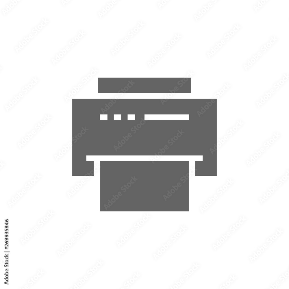 Printer icon. Element of materia flat tools icon Printer icon. Element of materia flat tools icon