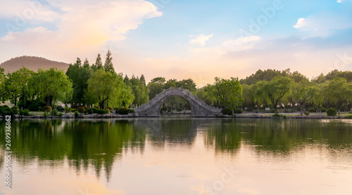 Landscape Architecture and Natural Landscape of Yunlong Lake in Xuzhou..