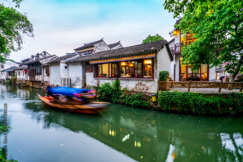Obraz premium Residence in Zhouzhuang Ancient Town, Suzhou..