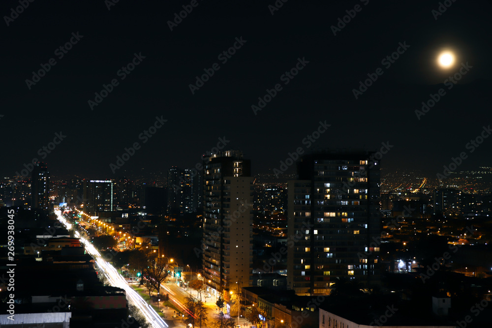 Obraz premium city at night 3
