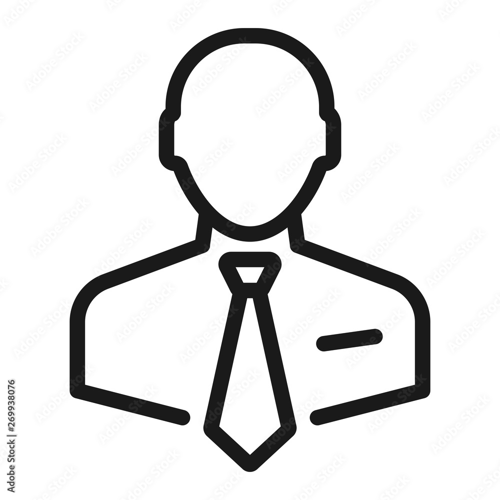 ceo founder - minimal line web icon. simple vector illustration. concept for infographic, website or app. ceo founder - minimal line web icon. simple vector illustration. concept for infographic, website or app.