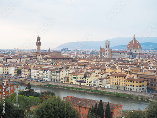 florence a romantic and popular city in Italy. © oopoontongoo