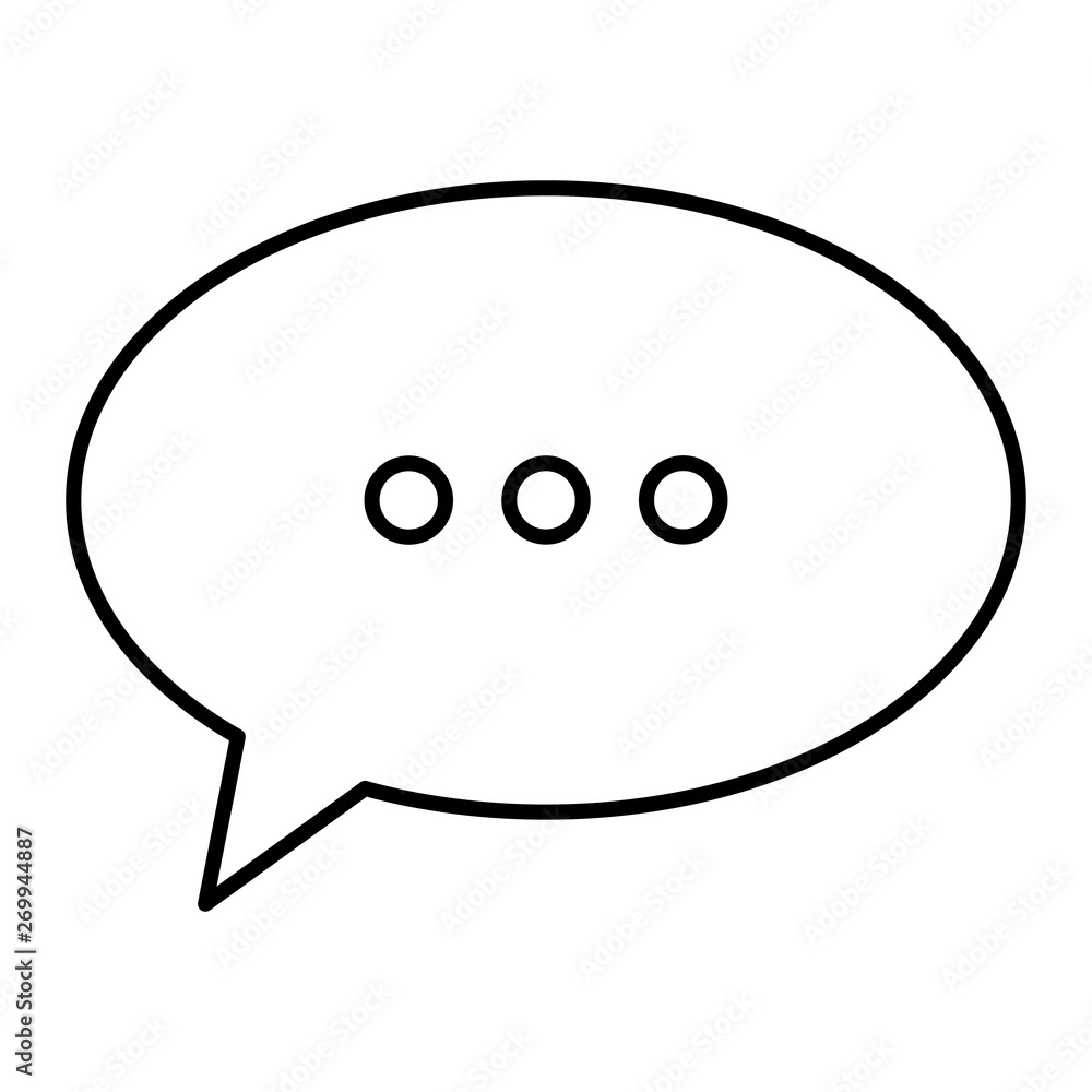 speech bubble message icon vector illustration speech bubble message icon vector illustration