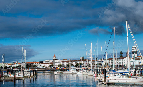 Photography port of Ponta Delgada, march 2019
