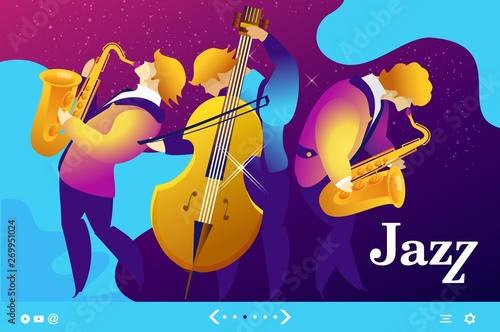 music retro banner