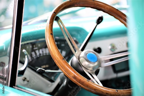 steering wheel of a car © Ulf