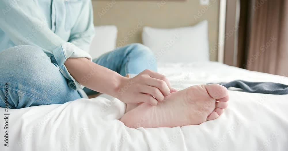 man with athlete foot man with athlete foot