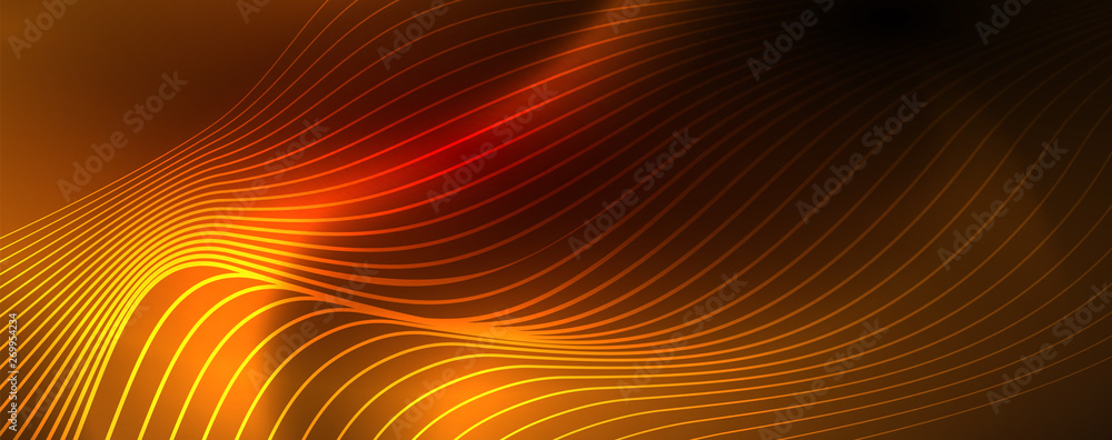 Shiny neon lines techno magic futuristic background, magic energy space light concept, abstract background wallpaper design Shiny neon lines techno magic futuristic background, magic energy space light concept, abstract background wallpaper design