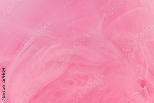ink in water  pink smoke texture background