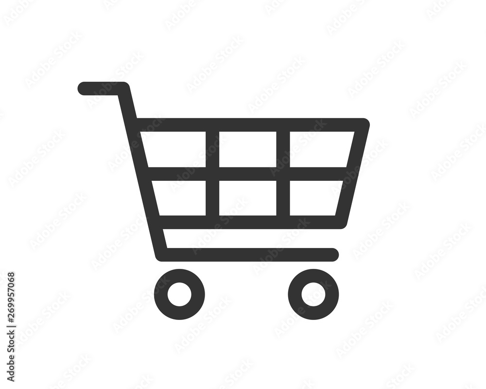 shopping cart icon vector shopping cart icon vector