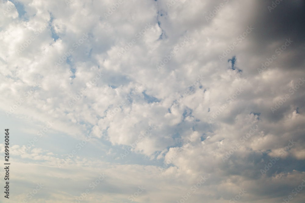 The blue sky tightened clouds The blue sky tightened clouds