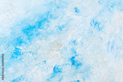 Background of blue and white art texture tones with copy space.