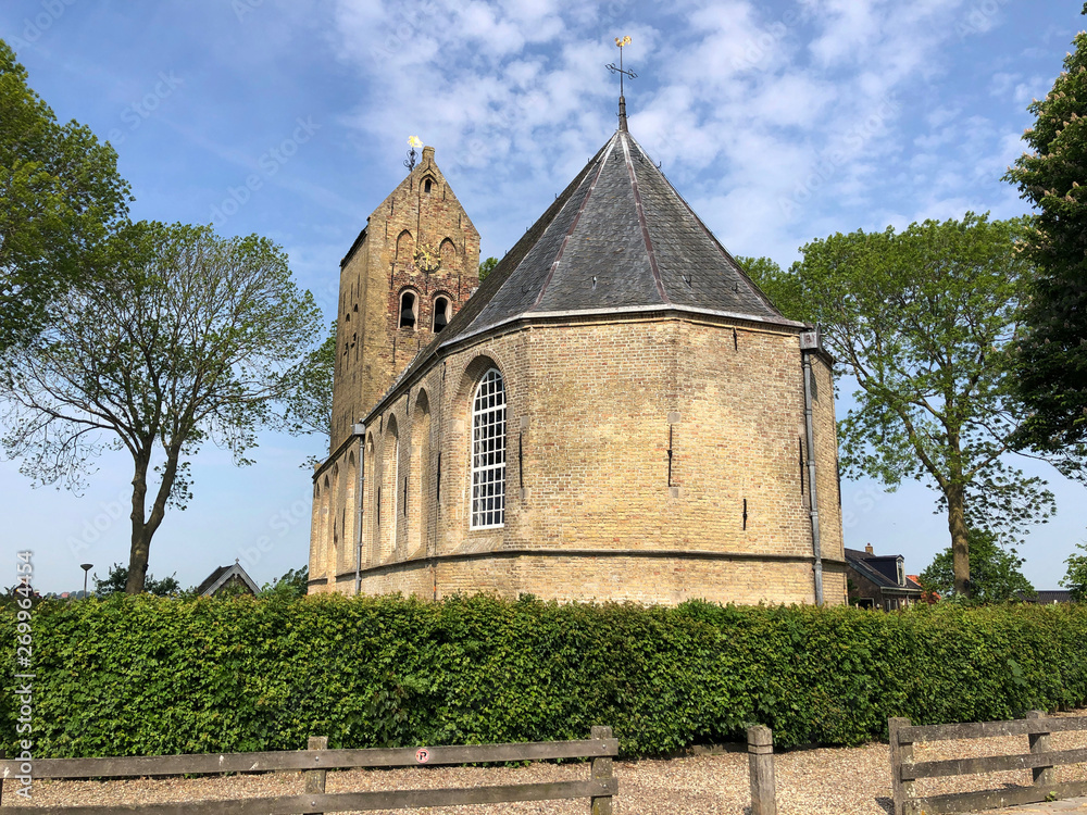 Fototapeta premium Church in Lytsewierrum