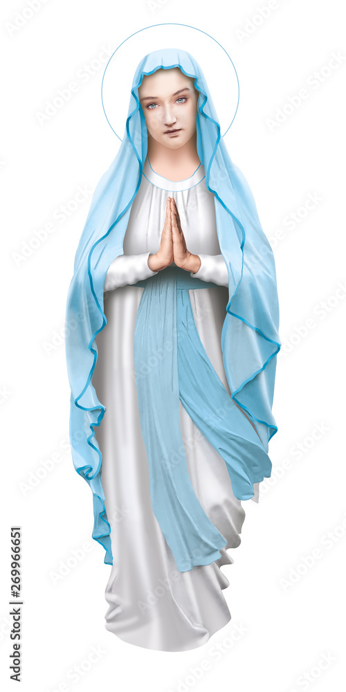 Our Lady, the Blessed Virgin, illustration