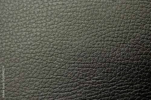 Black leather background texture pattern. dark leather surface structure