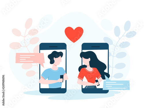 Virtual relationship and love dialog