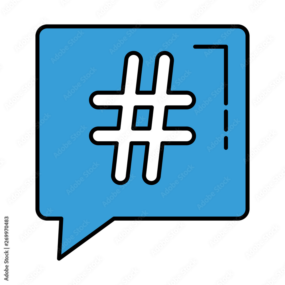 speech bubble message with numeral symbol speech bubble message with numeral symbol