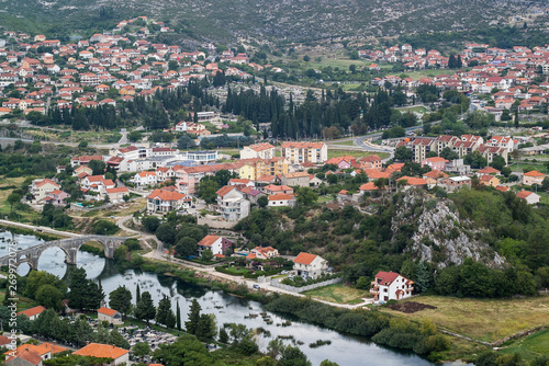 The Scenic City of Trebinje, Bosnia and Herzegovina.The historic Crkvina hill outside of the city offer a breathtaking view of the whole Trebinje. 