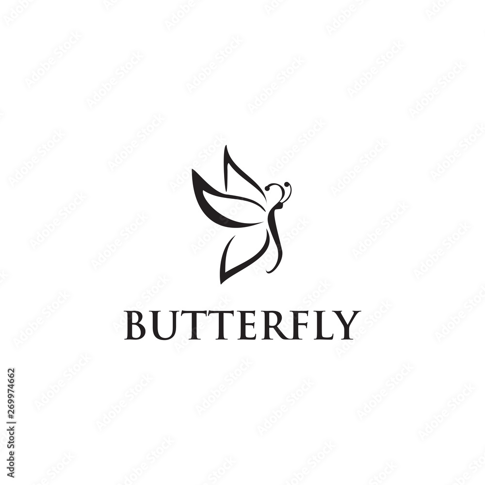 Butterfly logo icon design vector template Butterfly logo icon design vector template