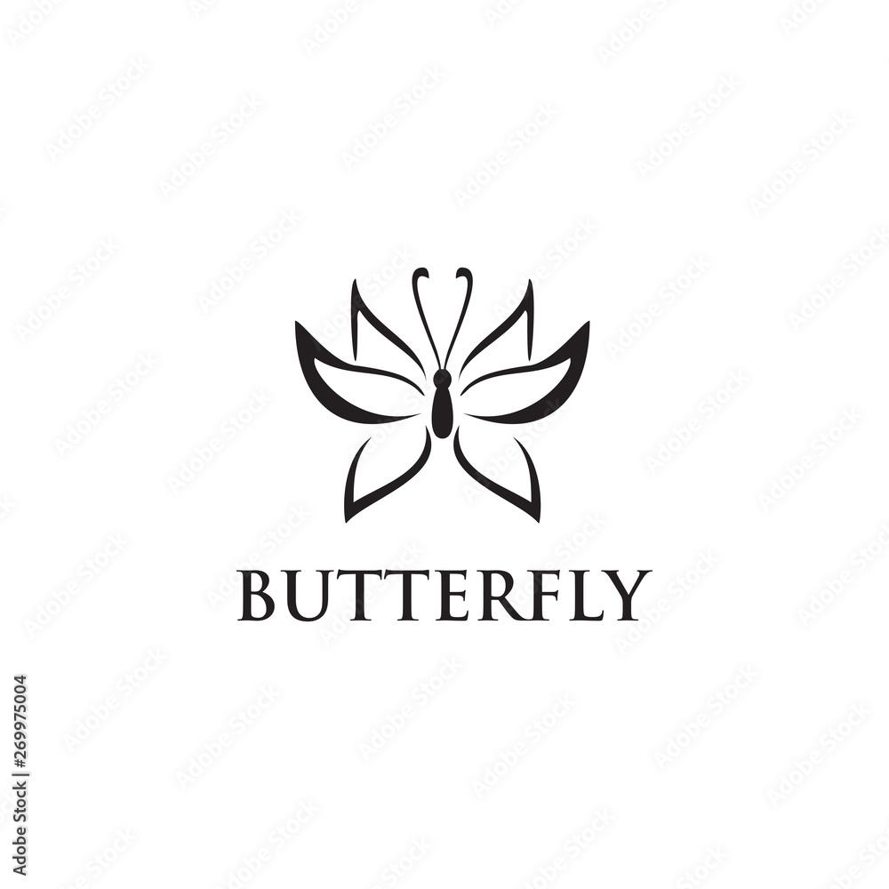 Butterfly logo icon design vector template Butterfly logo icon design vector template