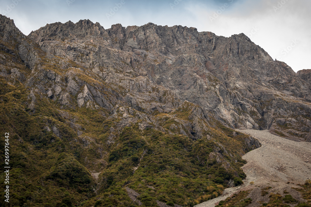 Fototapeta premium Rugged mountain peak