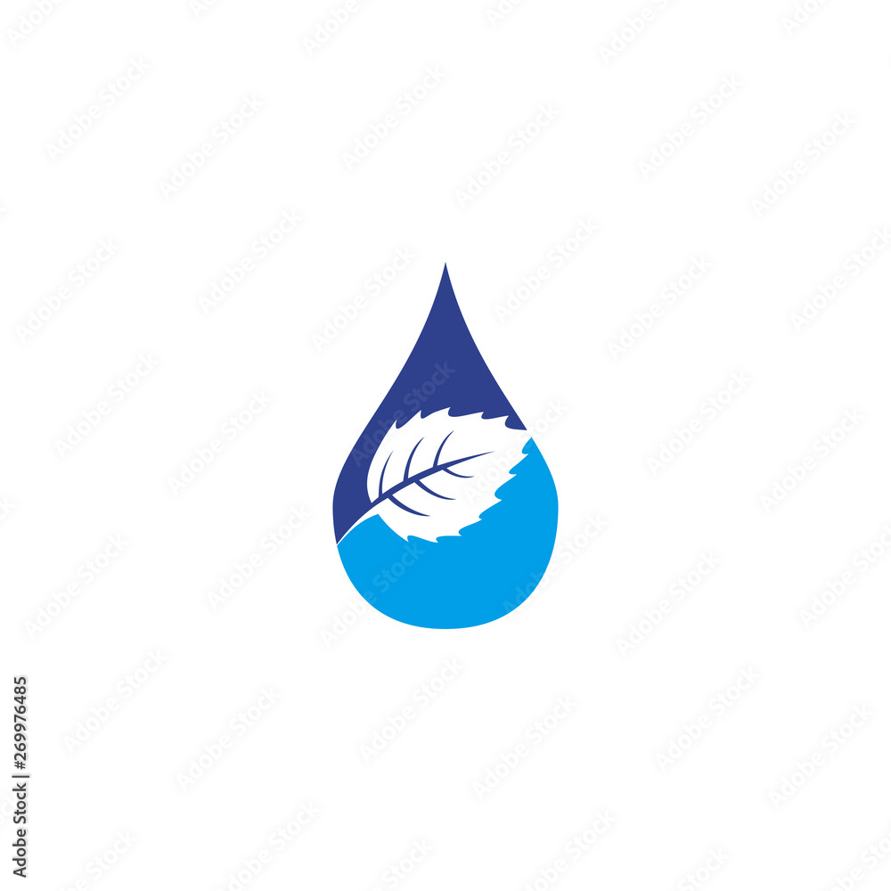 Natural leaf icon logo design vector template Natural leaf icon logo design vector template