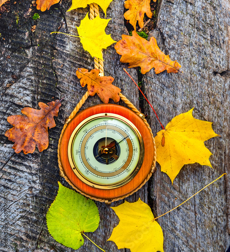 Barometer is  an  instrument for  weather forecast and information for meteor...