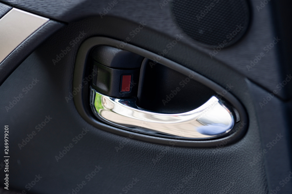 door handle of a car door handle of a car