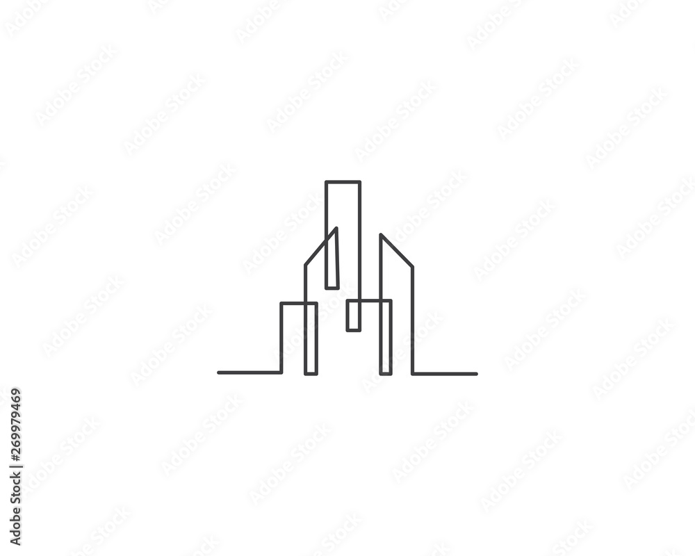 home care and Building  Logo Vector Icon Illustration design 