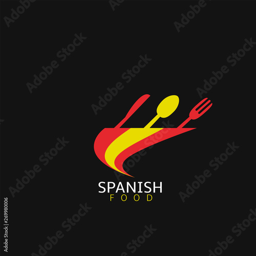 Spanish food icon
