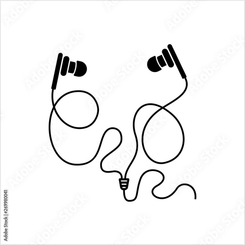 Earphones Icon, Ear Phones Icon