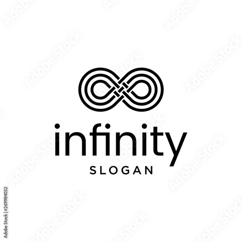infinty concept logo graphic vectors photo