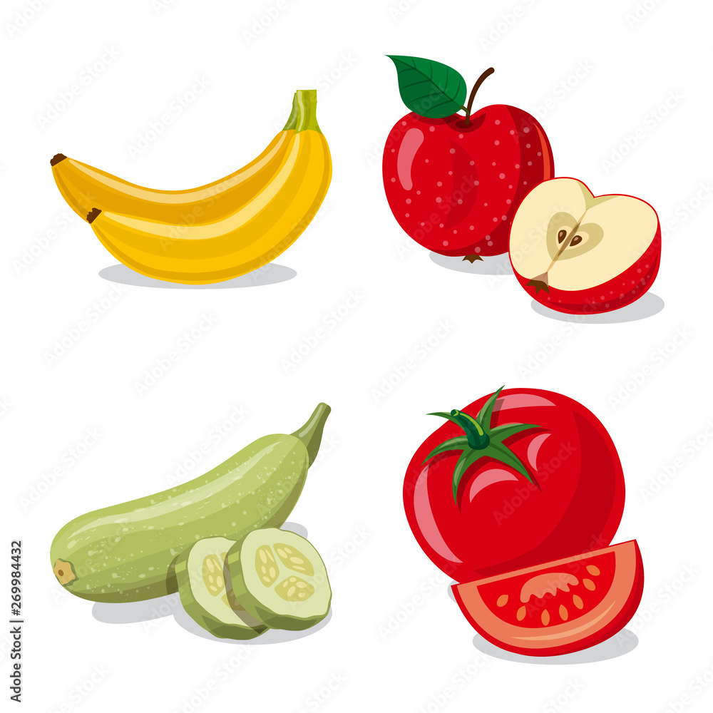 Vector illustration of vegetable and fruit symbol. Set of vegetable and vegetarian vector icon for stock. Vector illustration of vegetable and fruit symbol. Set of vegetable and vegetarian vector icon for stock.