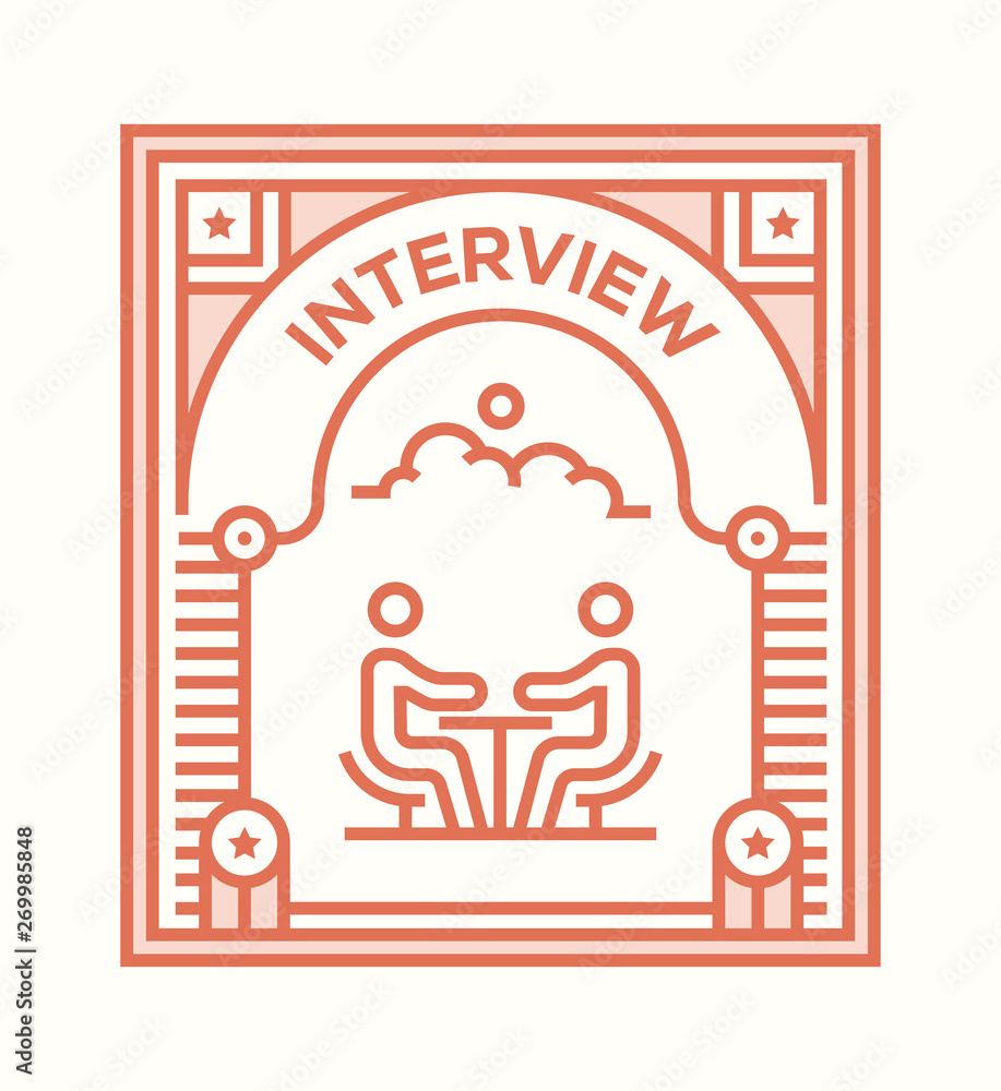 INTERVIEW ICON CONCEPT INTERVIEW ICON CONCEPT