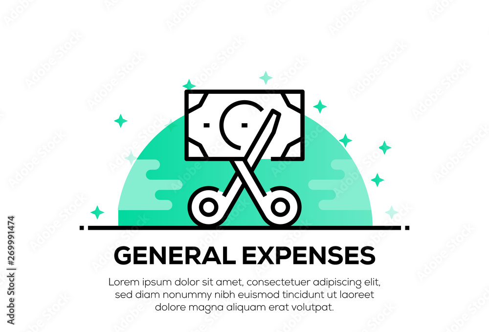 GENERAL EXPENSES ICON CONCEPT GENERAL EXPENSES ICON CONCEPT