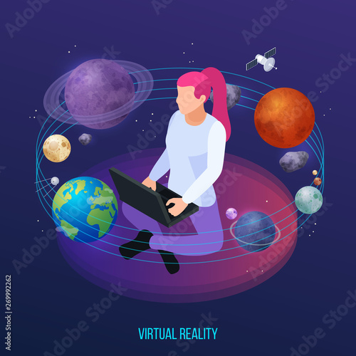 Virtual Space Reality Composition