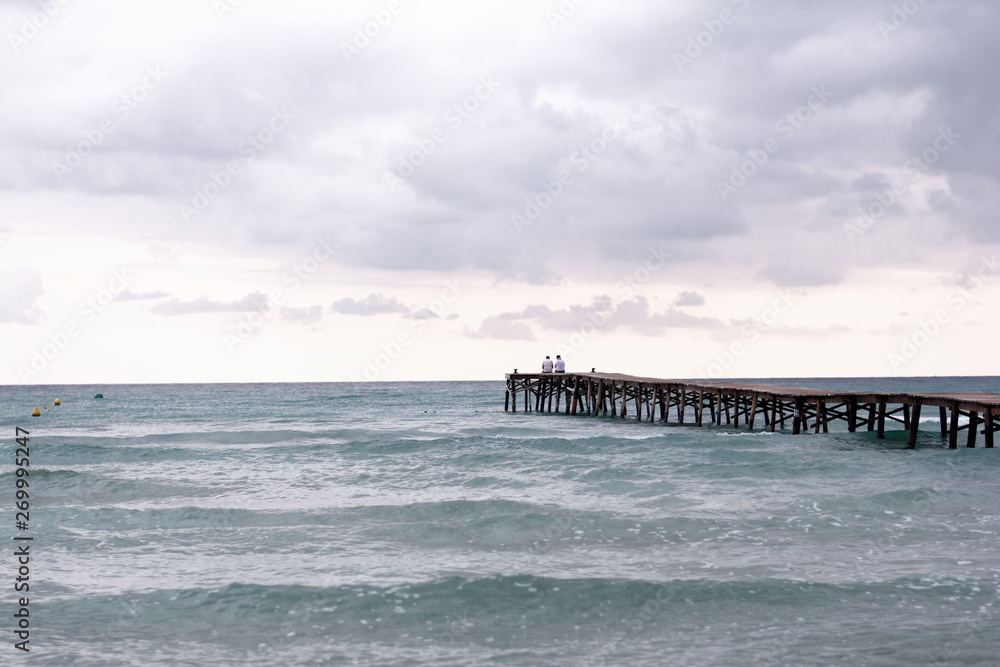 pier on the beach pier on the beach