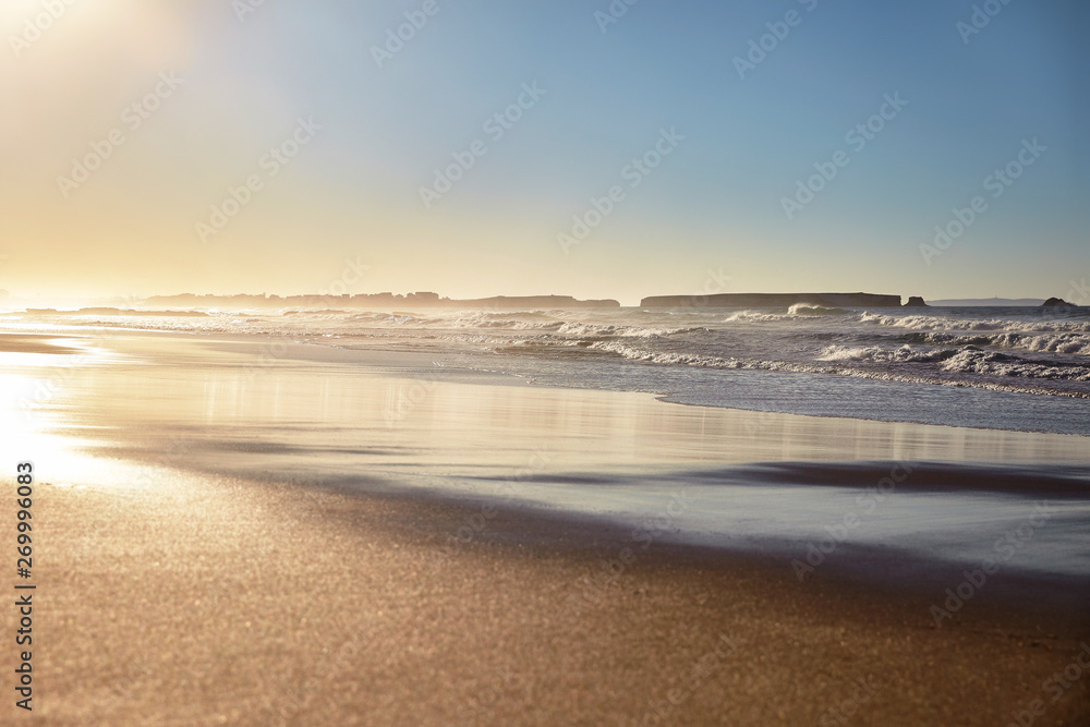 Waves landscape beach