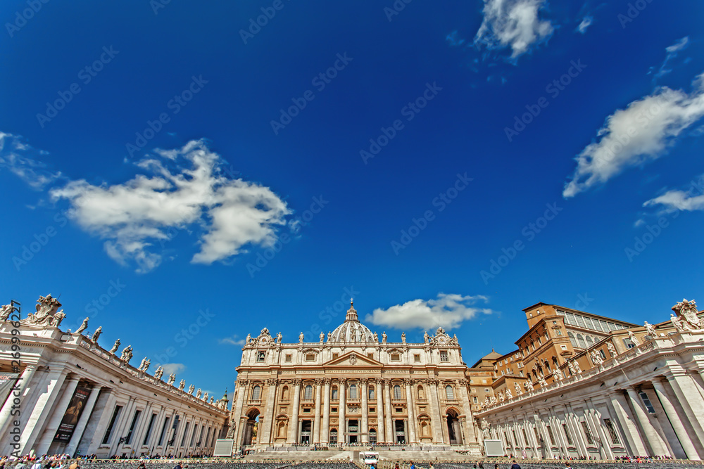 St. Peters basilica.Vatican. Rome, Italy.