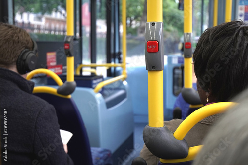 people on the bus in London