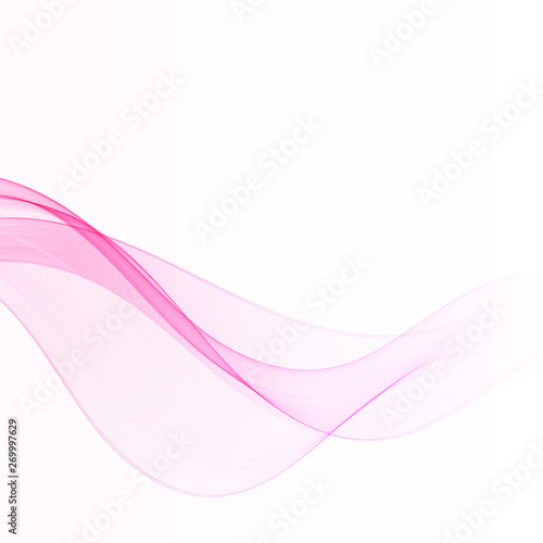 abstract wavy background blue wave vector eps10