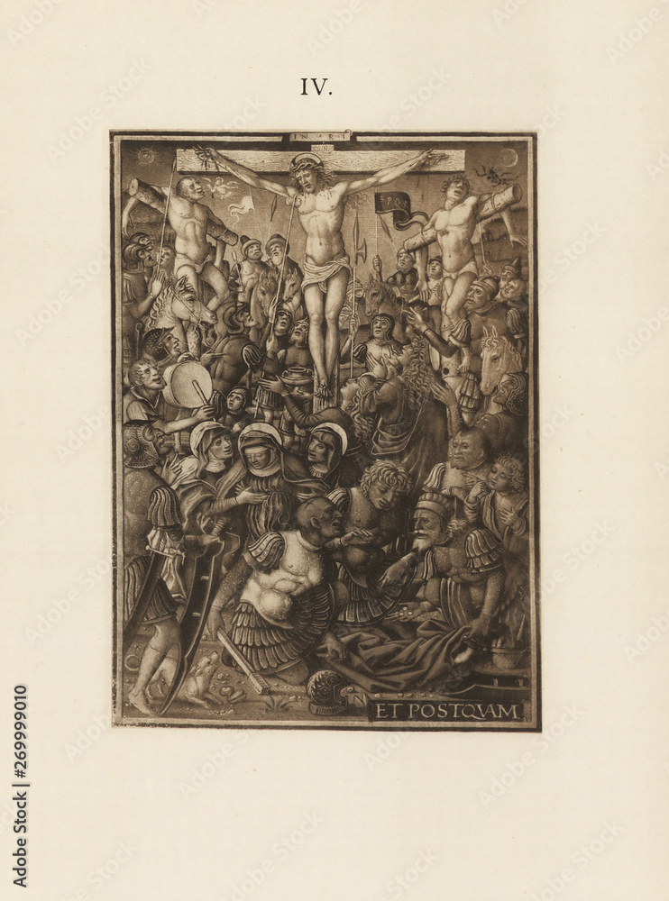 Obraz premium Christian illustration. Old image