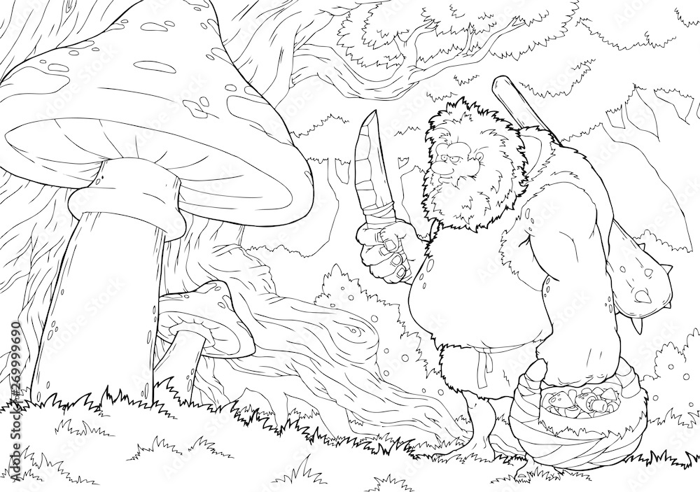 Black and White Cartoon Illustration Educational Activity for Children with Prehistoric Characters Coloring Page Black and White Cartoon Illustration Educational Activity for Children with Prehistoric Characters Coloring Page